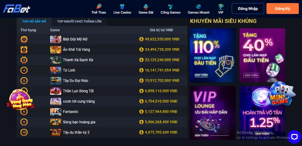 Thưởng chào mừng mayclub đăng nhập